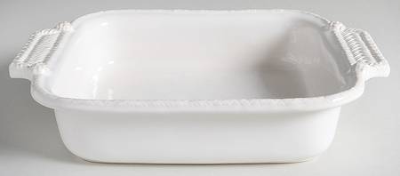 Le Panier Whitewash 9" Square Baker