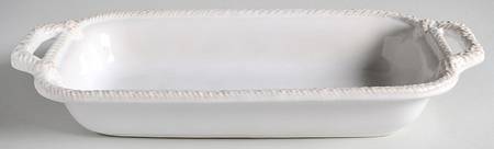 Le Panier Whitewash 12" Rectangular Baker