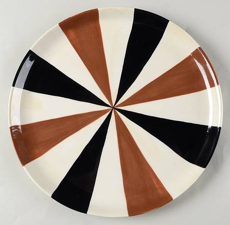 Stripes Black and Brown by Jonathan Adler