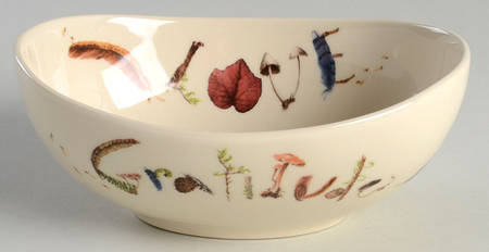 Forest Walk 7" Oval Vegetable Bowl