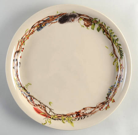 Forest Walk Chip Bowl/Plate for Chip & Dip Set