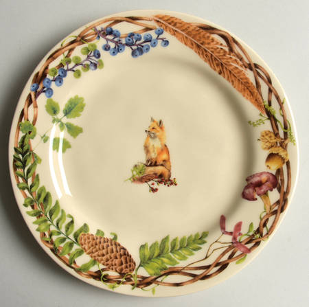 Forest Walk Salad/Dessert Plate