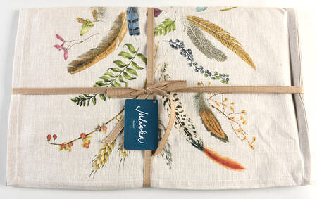 Forest Walk 18" X 90" Cloth Table Runner by Juliska Ceramics