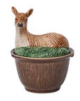 Forest Walk Figural Serving Bowl & Lid