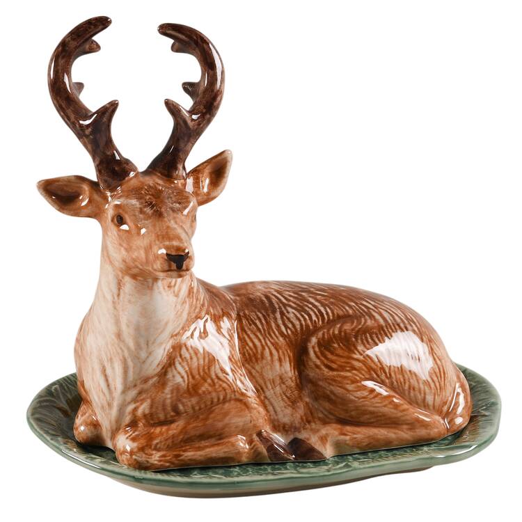 Forest Walk 1/4 Pound Figural Covered Butter