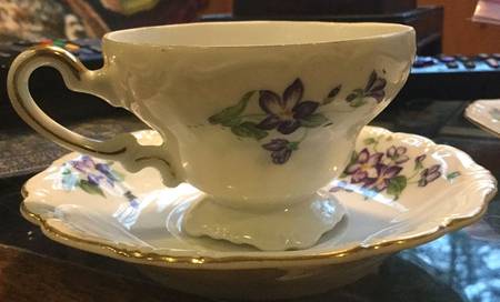 JAP1340 Footed Cup & Saucer Set