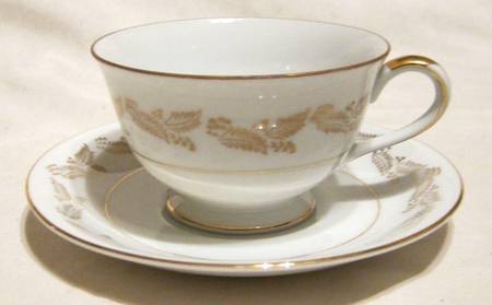 Vintage Footed Cup & Saucer Set