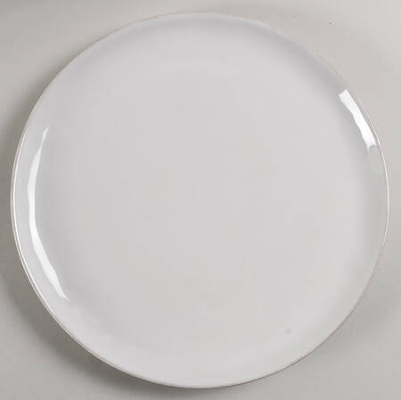 Puro Whitewash Coupe Dinner Plate