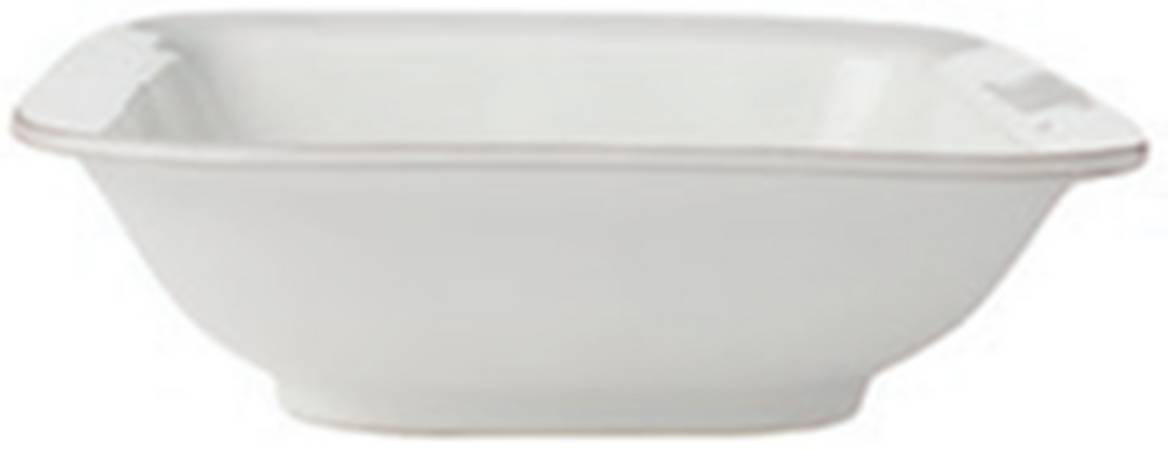 Puro Whitewash 12" Square Serving Bowl