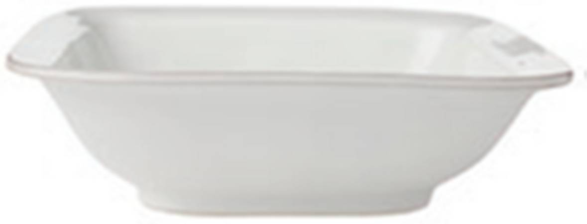 Puro Whitewash 10" Square Serving Bowl