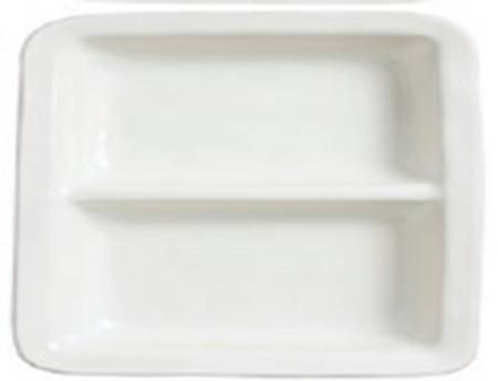 Puro Whitewash 2 Part Rectangular Divided Server