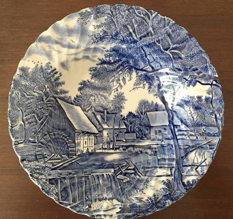 Watermill Blue Dinner Plate
