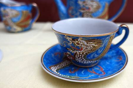 NAG97 Footed Cup & Saucer Set