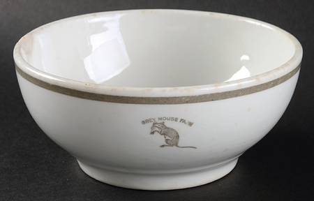 Grey Mouse Farm Coupe Cereal Bowl