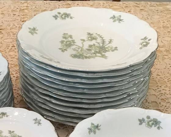 Indian Tree Platinum Trim by Johann Haviland
