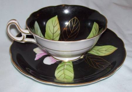 JAP1380 Footed Cup & Saucer Set
