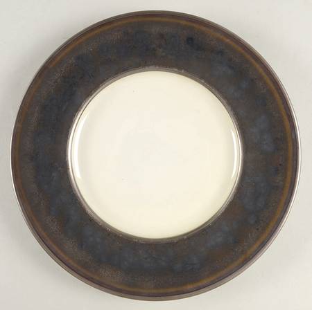 Minuit (Platinum Trim) Luncheon Plate