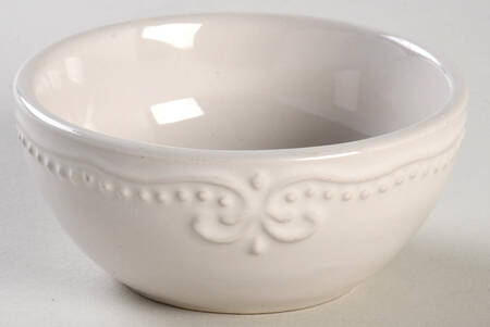 Scroll White Individual Dip Dish
