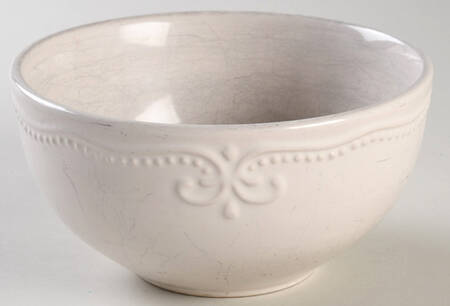 Scroll White Coupe Cereal Bowl