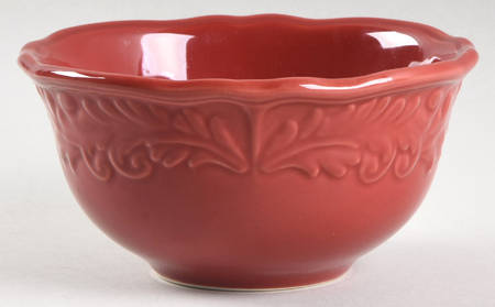 Amberly Cranberry Red Soup/Cereal Bowl