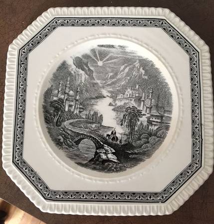 JON153 Square Salad Plate