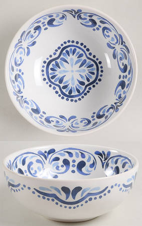 Iberian Journey Indigo Coupe Cereal Bowl