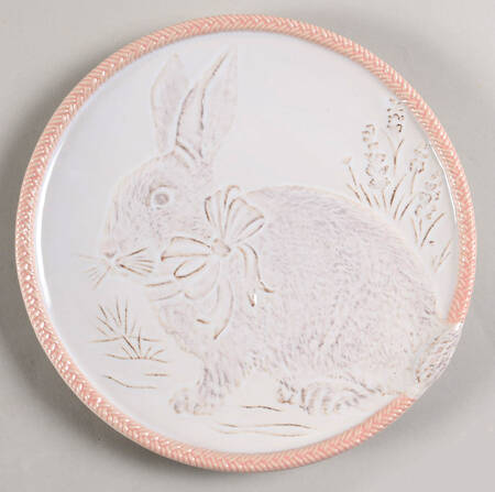 Spring Bunny Party Plate