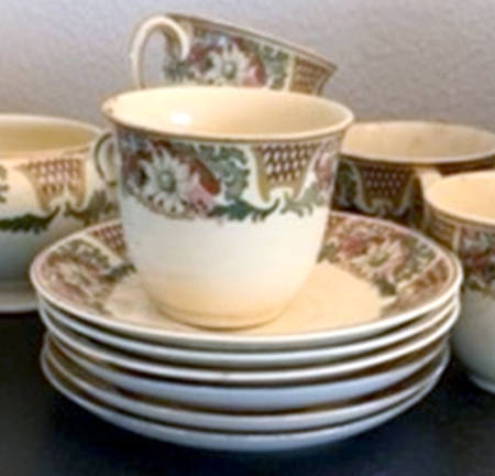 JB1327 Flat Cup & Saucer Set