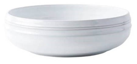 Bilbao White Truffle 12" Round Serving Bowl