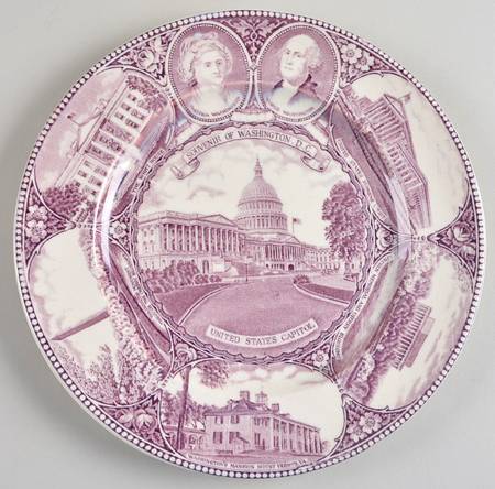 Souvenir of Washington, D.C. Purple by Jonroth Studios
