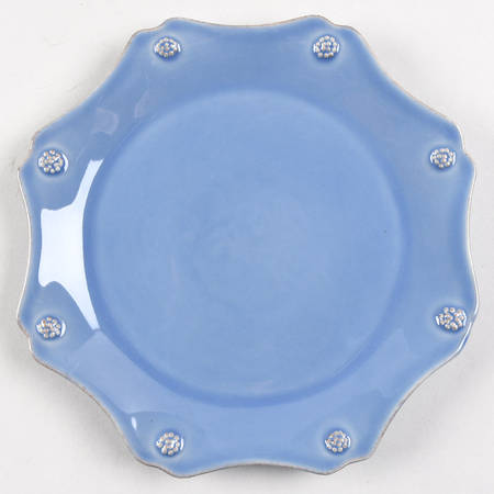 Berry & Thread-Chambray Blue Salad/Dessert Plate