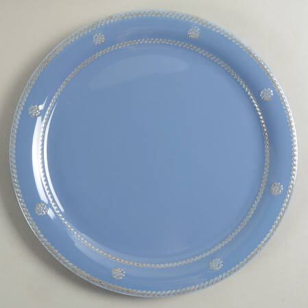 Berry & Thread-Chambray Blue Melamine Dinner Plate