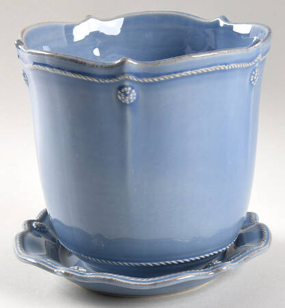 Berry & Thread-Chambray Blue 7" Planter