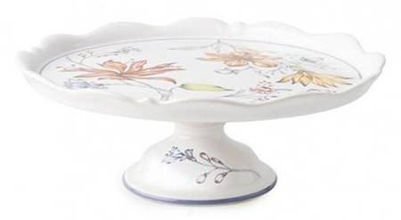 Floretta 12" Diameter Pedestal Cake Stand