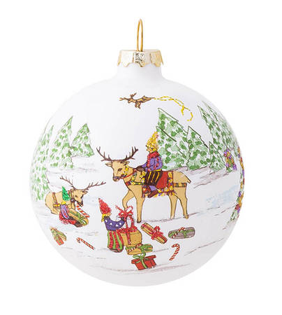 Berry and Thread North Pole Glassware Ornament