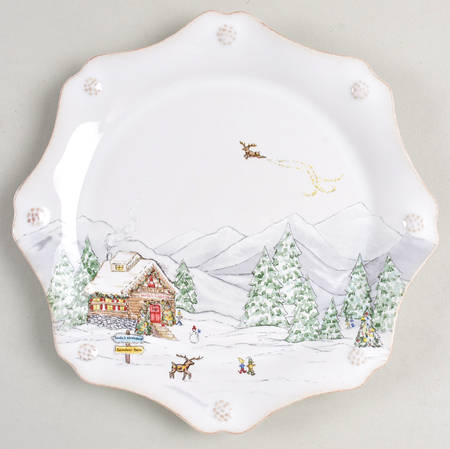 Berry and Thread North Pole Salad Plate