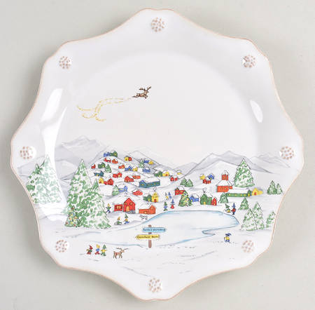Berry and Thread North Pole Salad Plate