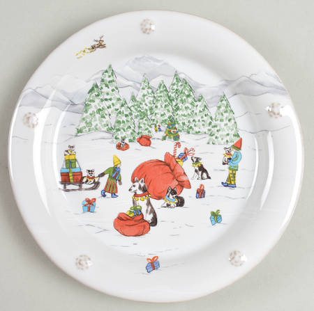Berry and Thread North Pole Cocktail Plate