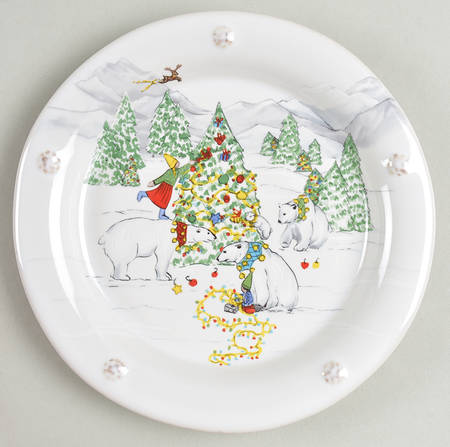 Berry and Thread North Pole Cocktail Plate