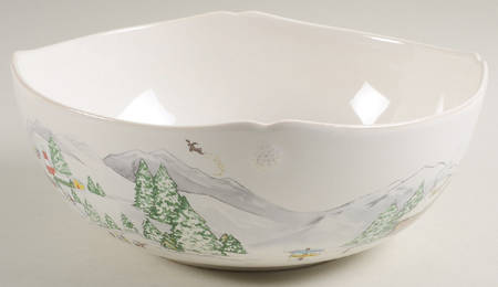 Berry and Thread North Pole 10" Round Serving Bowl