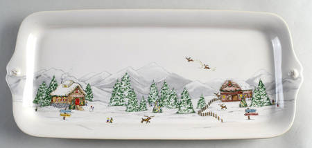 Berry and Thread North Pole 14" Rectangular Tray