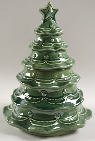 Berry and Thread North Pole Figural Cookie Jar & Lid