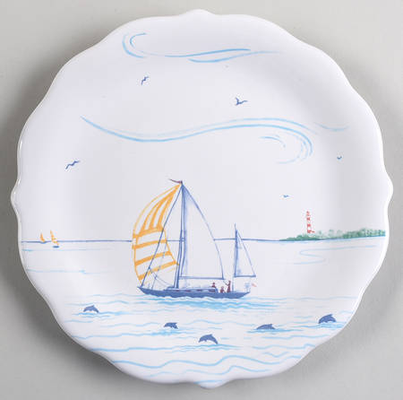 Country Estate Seaside Party Plate