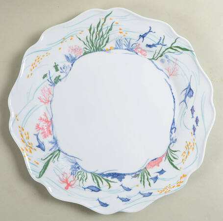 Country Estate Seaside Melamine Dinner Plate