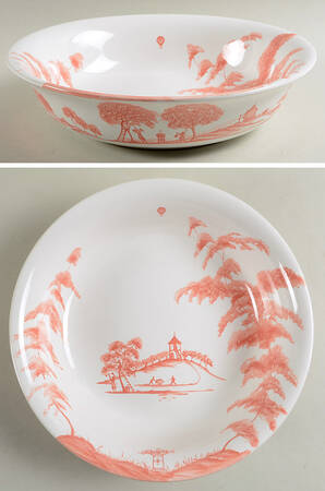 Country Estate Petal Pink 10" Large Salad Serving Bowl