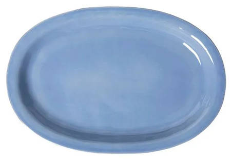 Puro Chambray Blue 16" Oval Serving Platter