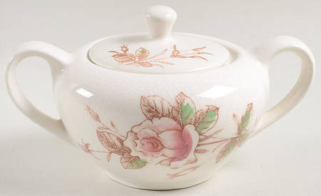 Rose of Sharon Sugar Bowl & Lid
