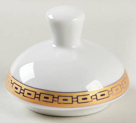 Greek Key Gold Lid for Sugar Bowl