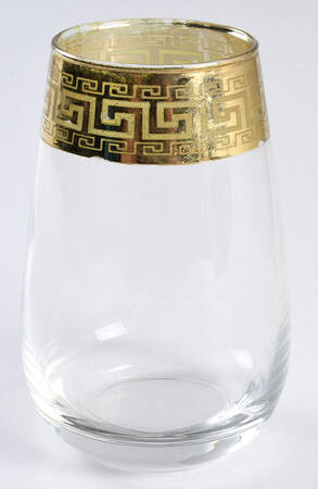 Greek Key Highball Glass