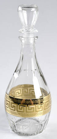 Greek Key Decanter & Stopper
